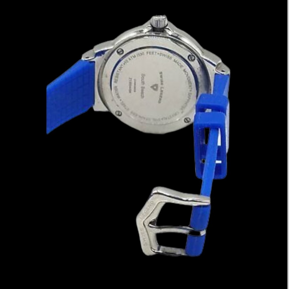 Diamond South Beach Watch Royal Blue NWT Swiss Legend - Picture 5 of 8
